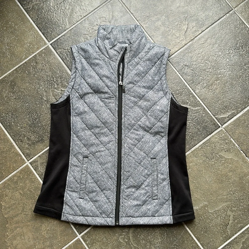 Black and Gray Vest Jacket - Picture 2 of 8
